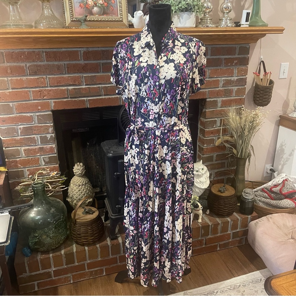 Chaps - floral dress - size XL - NWT